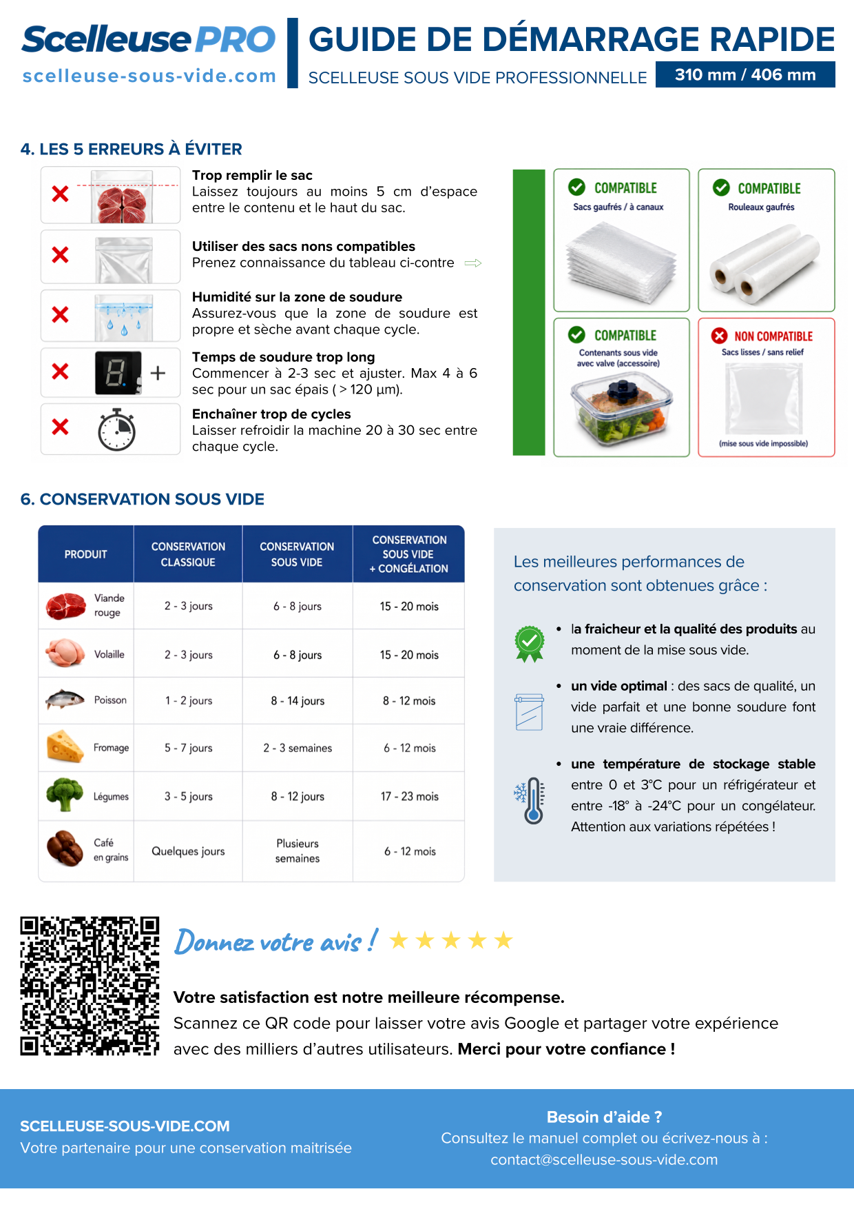 Machine Sous Vide Pro finition Inox (30cm / 290W)