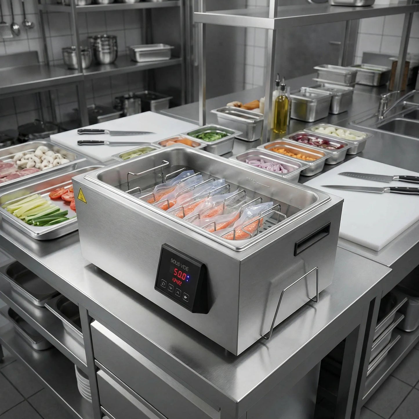 Bain-Marie Sous Vide Gastronorme (28L) - Grande Capacité