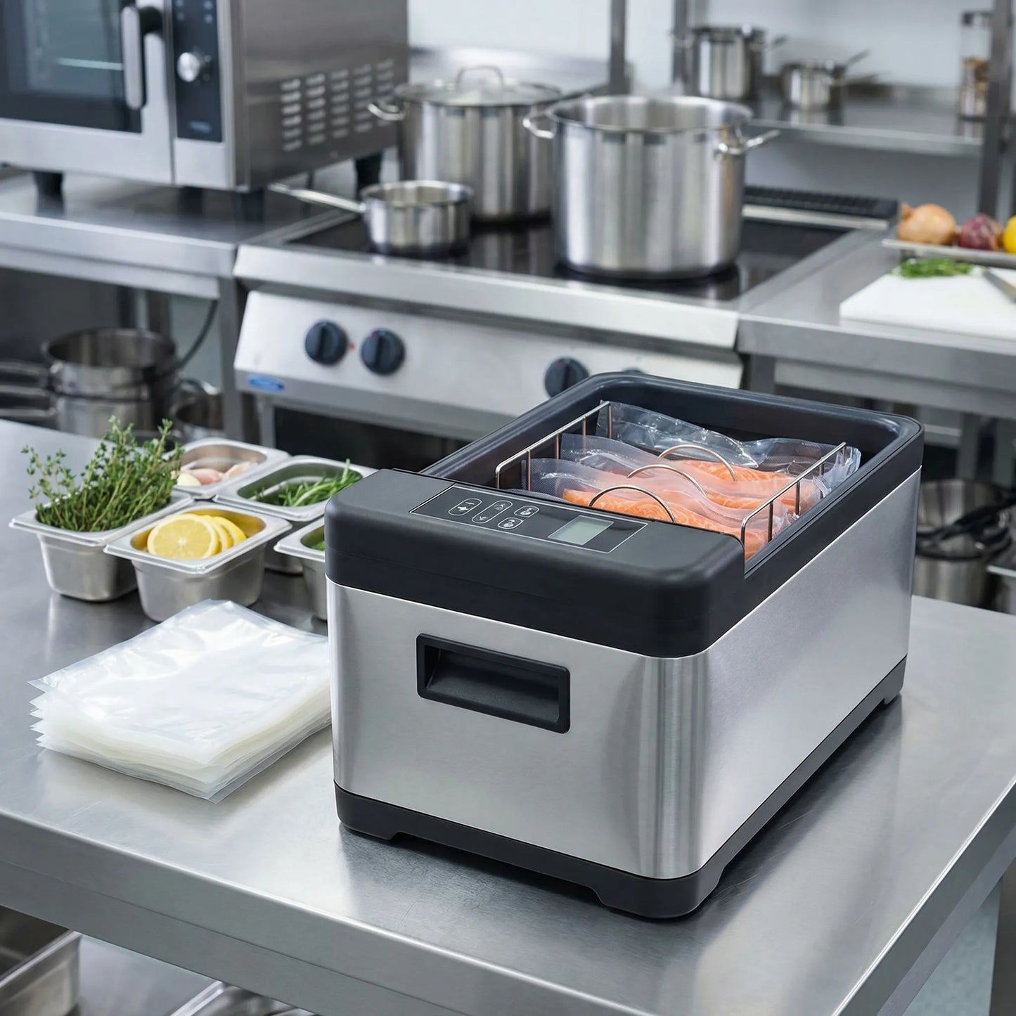 Cuiseur Sous Vide Compact (8.5L) - Inox