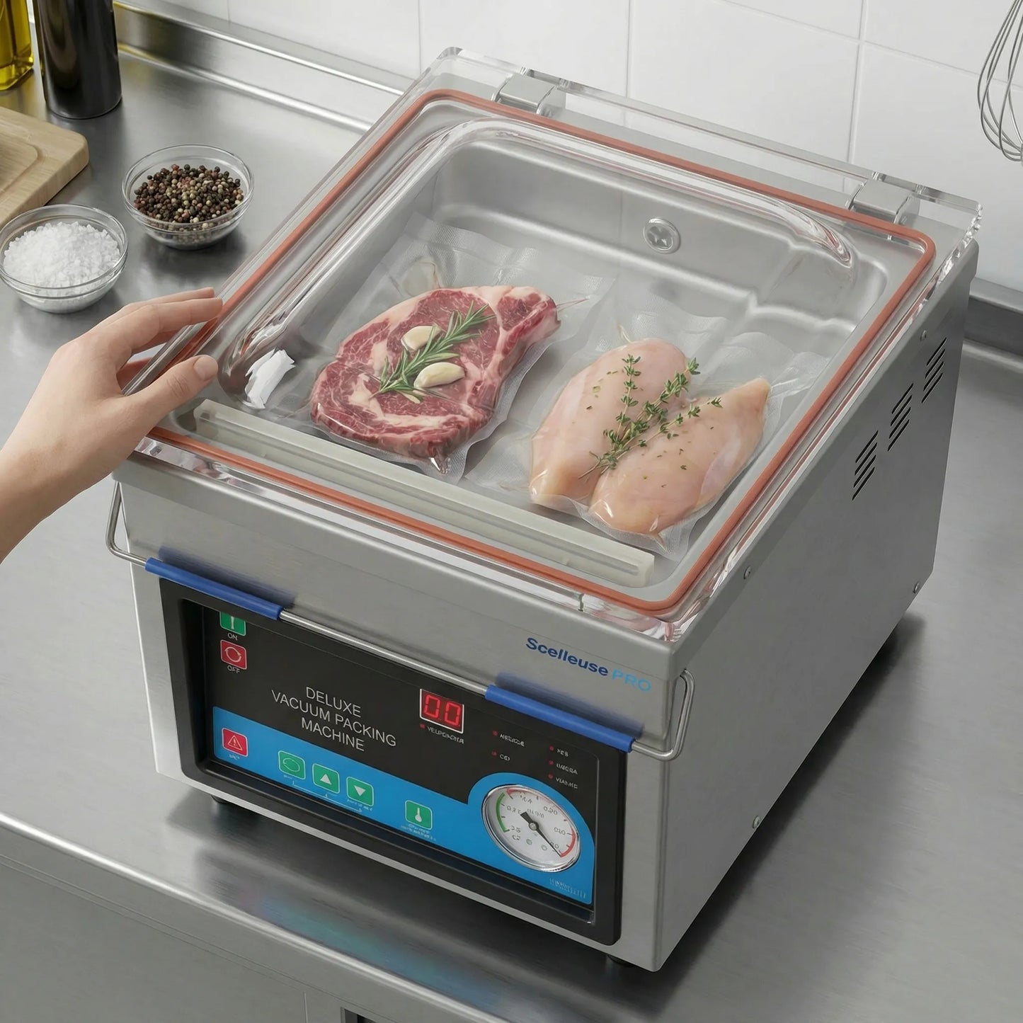 Petite Machine Sous Vide à Cloche 26 cm - Pro